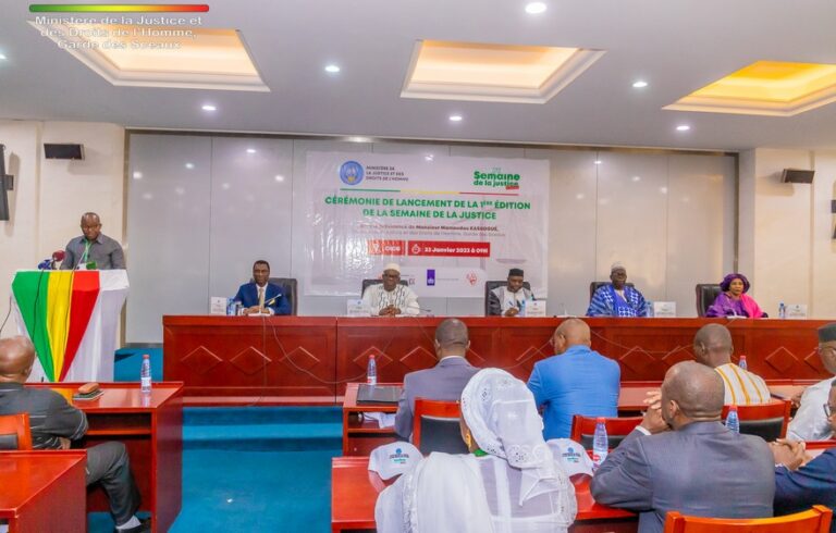 Lancement de la Semaine de la justice