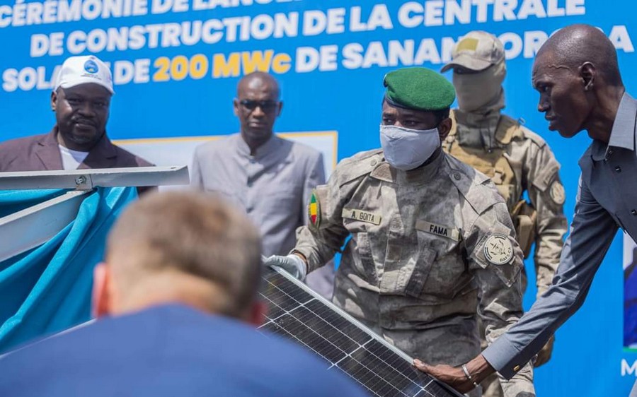 nouvelle centrale solaire à Sanankoroba