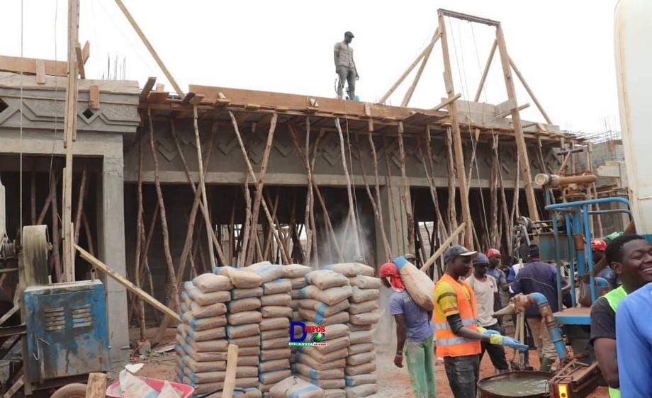 Chantier siège de l'Association culturelle Ginna Dogon