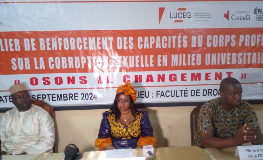 Corruption sexuelle en milieu universitaire