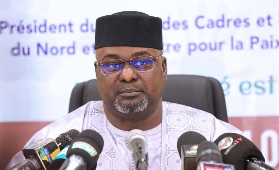 Bandiougou Danté lors du lancement du FONSOPRESS