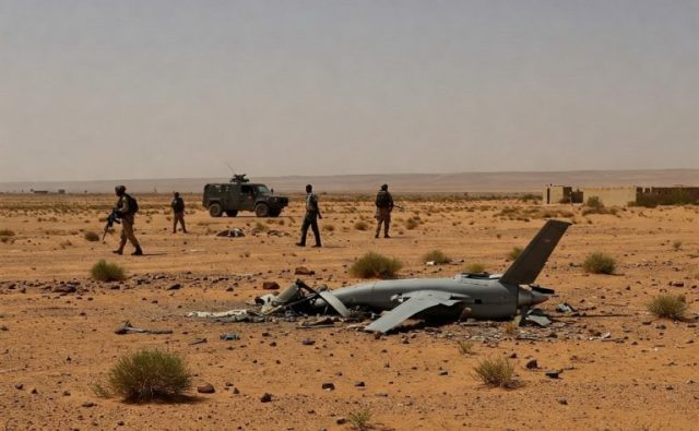 Drone malien abattu par l'Algérie