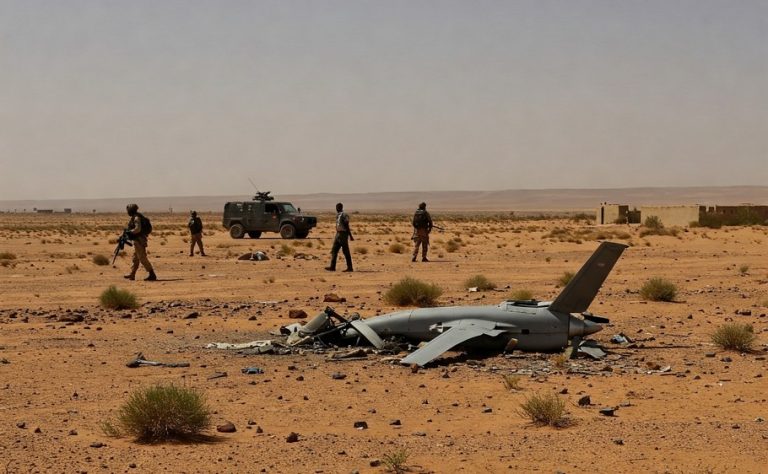 Drone malien abattu par l'Algérie