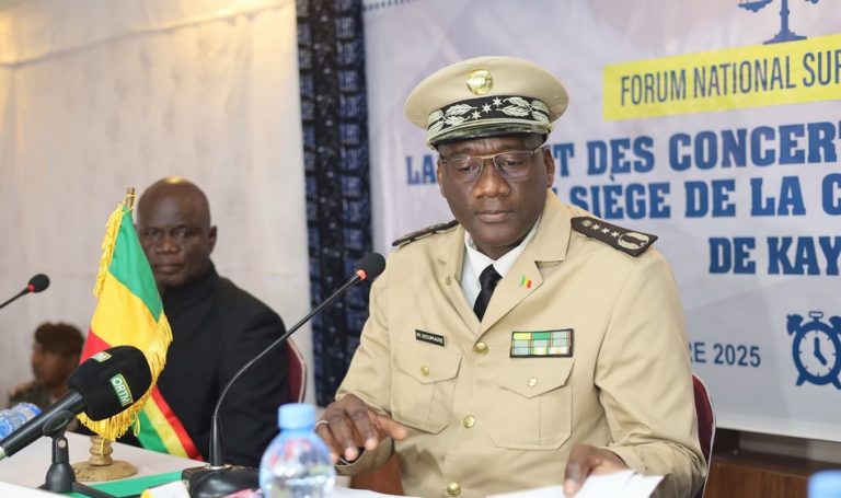 Gouverneur de la région de Kayes le Général de Brigade Moussa Soumaré