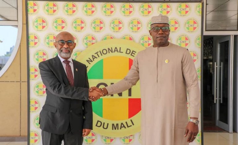 Malick Diaw et Excellences M. Khalil Abdulkadir Choukri