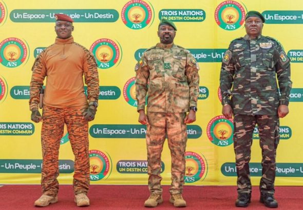 AES les présidents à Bamako