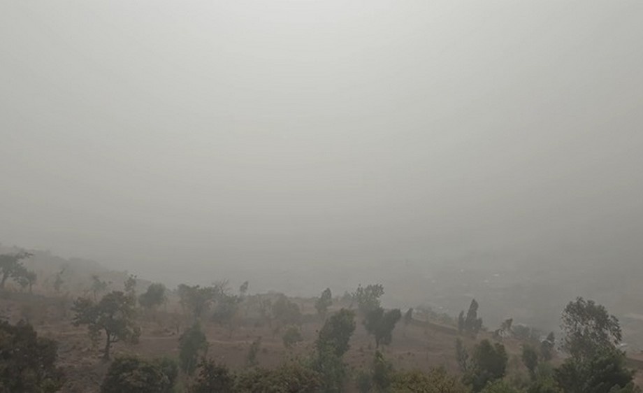 Brume de poussière