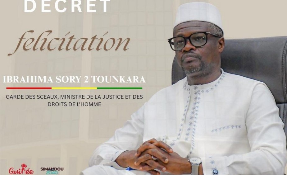 Ibrahima Sory II Tounkara ministre de la justice guinéenne