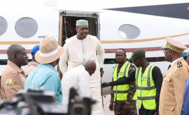 Général de division Abdoulaye Maïga dans la région de Bandiagara
