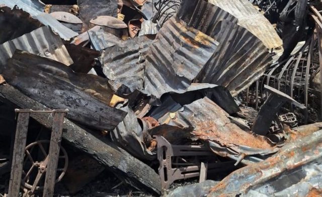 Incendie au sein de la digue de Mopti