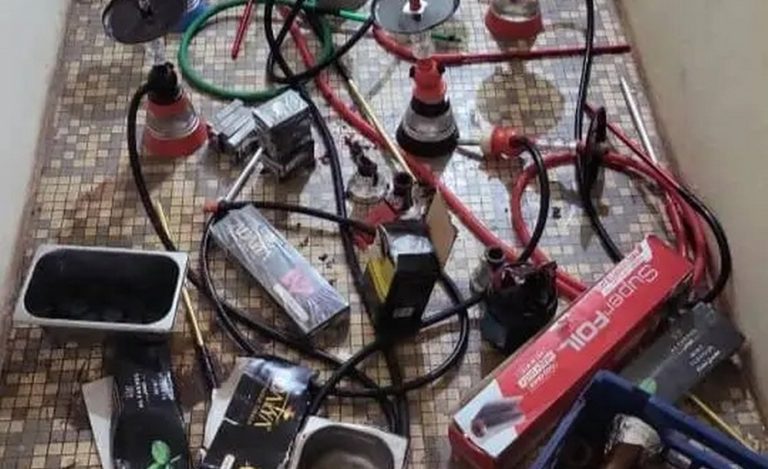 saisie des appareils à chicha