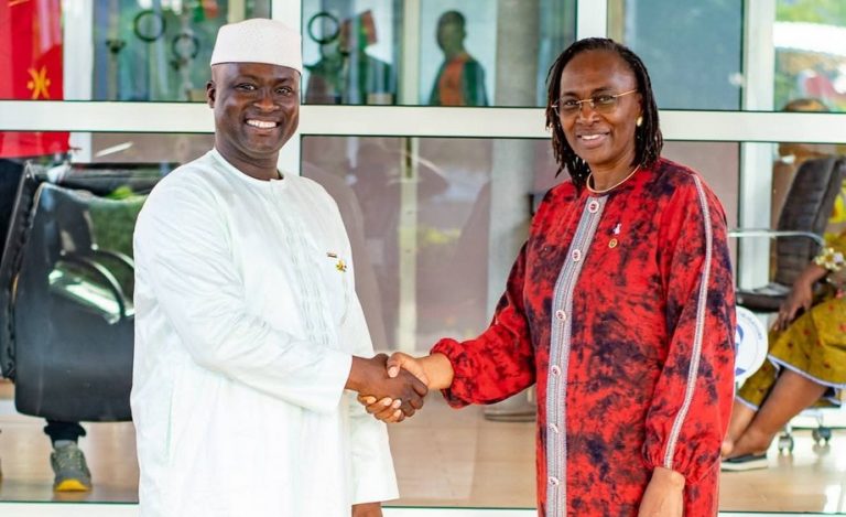 Abdoul Kassim Fomba et Annick Pikbougoum Zingué Ouattara à Ouagadougou